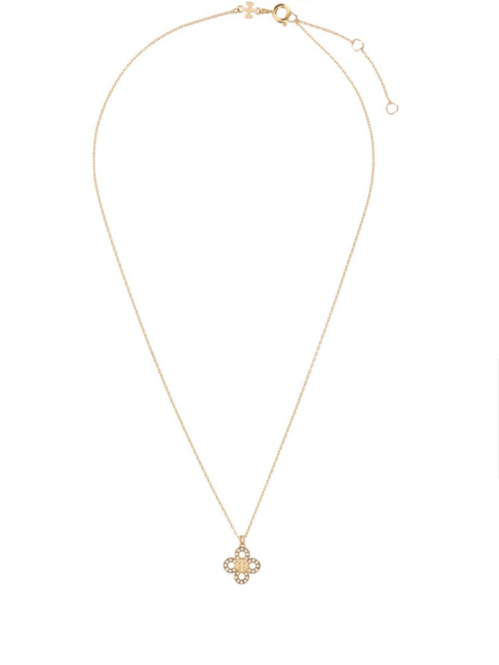 New! 💛Tory Burch Gold Clover Pendant Necklace